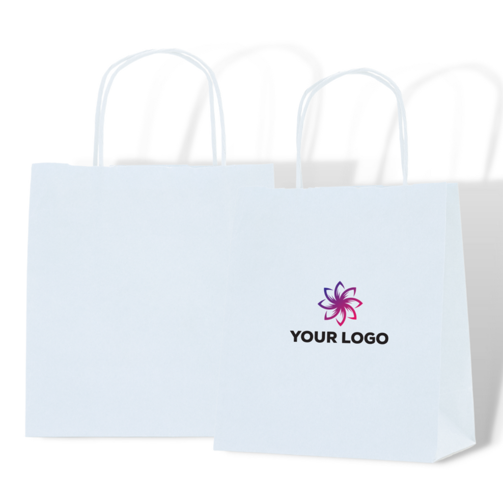 Fast Custom Printed Paper Carrier Bag Sample | Twist Handle